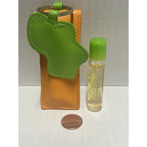 OSCAR DE LA RENTA Tropical Flower Eau de Toilette 0.16 oz Vintage Deluxe Vial - Picture 2 of 12